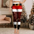 thumbnail image 6 of UngA Christmas Leggings for Women Soft Ultra Soft Brushed Christmas Day Leggings Pants Ankle Length Pj Pants Women (Hot Pink,XXL), 6 of 7
