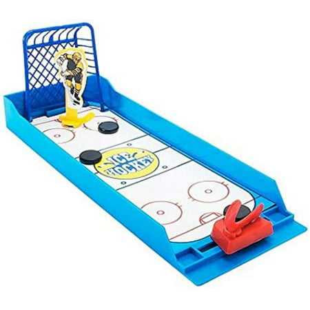NP22025 Fingerboard Ice Hockey, Portable hockey-themed launcher game By