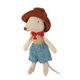 thumbnail image 1 of Mini muñeca de ratón hecha a mano, casa familiar de peluche, animales pequeños, cochecito de bebé, juguetes de tela, regalo de Año Nuevo para niños, 1 of 4