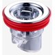 thumbnail image 1 of Tapón de drenaje de piso a prueba de olores BRI color rojo tapón de horquilla antiinsectos, 1 of 5