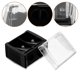 thumbnail image 3 of Sacapuntas de doble agujero para cosméticos, para delineador de cejas, labios y ojos (negro), 3 of 7