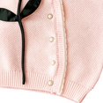 thumbnail image 4 of Cowsor Girls Floral Cardigan Sweaters Button Down Sweater Jacket Knitted Warm Winter Coats for Little Kids, 4 of 7