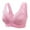 Hot Pink, variant on Darzheoy Bras for Women No Underwire Ladies Seamless Comfortable Breathable Gathering Front Closure Bra Ladies Underwear Womens Sports Bras 36/80BC