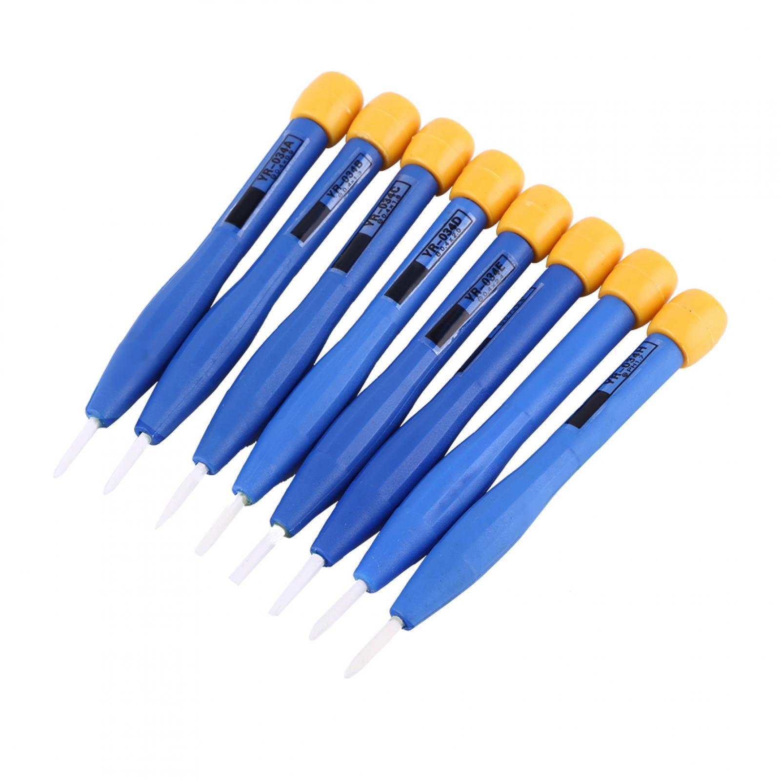 Screwdriver Set,8pcs Adjust Frequency Screwdriver Screwdriver Set Antistatic Screwdriver Cermamic Set Optimal Efficiency