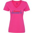 thumbnail image 3 of Inktastic Future President Women's V-Neck T-Shirt, 3 of 5