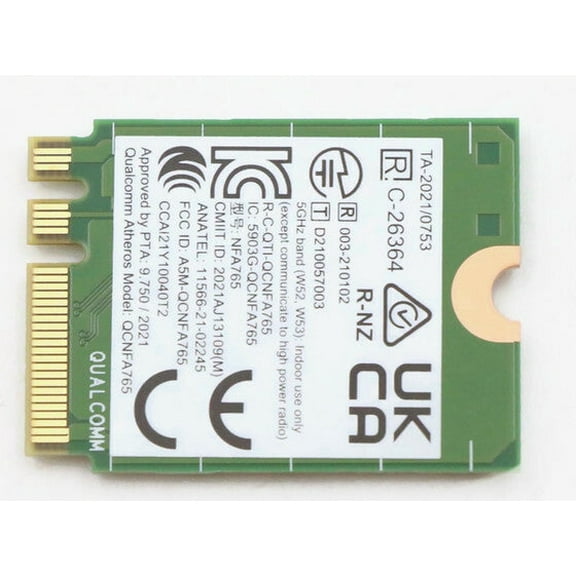 New ThinkPad X13 Gen 2 20XH 20XJ Wireless Card 5W10V25842