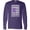 Purple, variant on Inktastic Alzheimer's Awareness Strength Support and Courage Long Sleeve T-Shirt