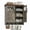Grey+Brown, variant on Hommoo Wall Bathroom Cabinet with Adjustable Shelves and Hooks, Medicine Cabinet Storage Organizer Cabinet for Bathroom Kitchen Garage, Gray