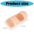 thumbnail image 3 of 2pcs Silicone Toe Guards Toe Caps Reduce Pressure From Shoes During Walking Running, 3 of 8