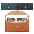 thumbnail image 2 of Envelope Wallet PU Leather Cash Envelope Wallet Classic Fashion Women's Wallet Ferrule Name Card Holder Gift, 2 of 4