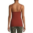 thumbnail image 2 of No Boundaries Scoop Neck Spaghetti Straps Ribbed Cami (Juniors) 1 Pack, 2 of 6