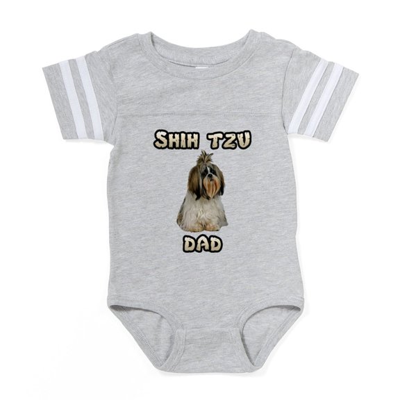 CafePress - Shih Tzu Dad - Cute Infant Baby Football Bodysuit