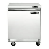 Maxx Cold V-Series 1 Door Undercounter Freezer, 29"W, 7.8 cu ft, in Stainless Steel (MVF29UHC)