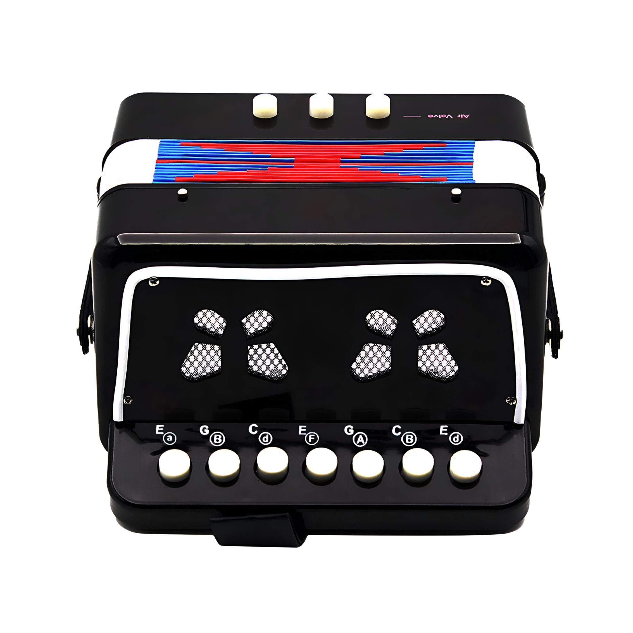 QAYOZ 17 Keys 2 Bass Kids Accordion Portable Gifts for Kids Amateur