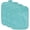 Sky Blue, variant on Heat Resistant Quilted Cotton Pot Holder with Pocket, Kitchen Pocket Pot Holder Cotton Heat Resistant Potholder Coffee Coaster Kitchen Hot Pad Oven Mitts Hot Pads Trivet, 7x9 in, 3 Pack