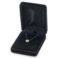 thumbnail image 3 of 1.24 ct Brilliant Round Cut Halo Simulated Blue Diamond 14k Yellow Gold Pendant with 18" Chain, 3 of 3