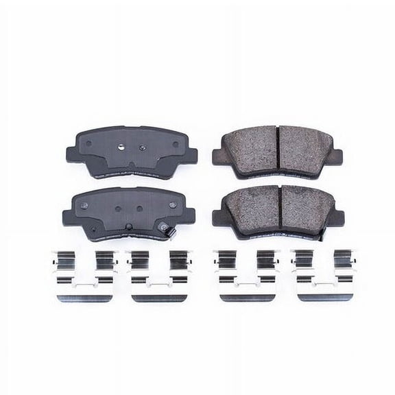 PowerStop 17-1594 Disc Brake Pad Set Hyundai, Kia (1.6, 2.0 - Disc) Disc Brake Pad Set - Rear