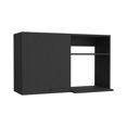 thumbnail image 6 of Dtwnek Kitchen Wall Cabinet with 2 Shelves, Black, 6 of 7