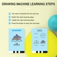 thumbnail image 5 of Kids Robot Interactive Educational Drawing Robot for Kids - Montessori Learning Toy with 100 Word Cards, Voice Interaction, Ages 5+, 5 of 8