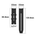 thumbnail image 2 of Correa de silicona para reloj GT2 46 mm/GT 2e, color negro, 2 of 9