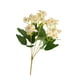 thumbnail image 2 of Ramo artificial de flores de plástico - rosa blanco, azul 1 pieza • recuerdo decorativo de 13 pulgadas, sin mantenimiento, resistente al desvanecimiento, regalo romántico para exhibición en la, 2 of 6