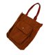 thumbnail image 1 of Bolso de hombro con cremallera, bolso de pana con cremallera, bolso de mano de gran capacidad para mujer, bolso de pana, diseño a prueba de futuro, 1 of 9