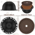 thumbnail image 2 of ACDANC Reusable Coffee Pods, 5 Pack with 2 Lids & Spoon - Refillable Coffee Capsules Compatible with Vertuo Next/Plus/Evoluo Machines, Bpa-Free & Easy Clean, 2 of 7