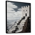 thumbnail image 2 of Designart "Castles Minimalist II" Cityscapes Floater Framed Canvas Wall Art, 2 of 7