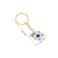 thumbnail image 2 of FOMIYES 10Ud Llavero Deportes Para Fanáticos De Fútbol Con Pendiente De Metal Multicolor, 2 of 7