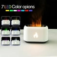 thumbnail image 1 of Xihbxyly Difusor de Aroma de Llama, Humidificador Silencioso de Llama Mejorado, Elegante Luz Led y Aromaterapia, Ideal para Relajarse En Casa, Oficina, Yoga, Apagado Automático, Capacidad de 150 Ml, 1 of 6