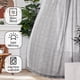thumbnail image 4 of Cortinas Jinchan, mezcla de lino, 2 paneles, 280 x 270 cm, color gris bohemio, 4 of 9