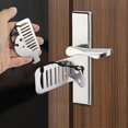 thumbnail image 4 of Security Device User Friendly Locking Metal Door Security Metal Door Reinforcements 2pcs/Set for Household Hotel, 4 of 7