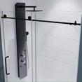thumbnail image 5 of ANZZI Leon Series 60 x 76 In. Frameless Sliding Shower Door in Matte Black, 5 of 9