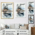 thumbnail image 4 of Designart "Port Maritime silence II" Nautical & Beach Canvas Art Print, 4 of 5