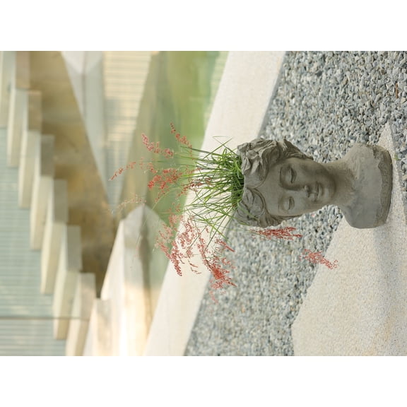 Hi-Line Gift Ltd 77132-B Elegante Petite Woman Head Plant Stand Statue