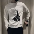 thumbnail image 4 of Sudadera para hombre, ropa masculina con gráfico de diamantes, jersey de cuello medio, camiseta sin capucha, camiseta superior S, invierno, alta calidad, lujo, nuevo en, 4 of 5