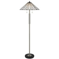 Cal Lighting 60W X 2 Muirfield Tiffany Floor Lamp