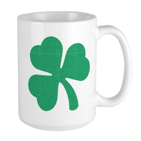 

CafePress - Irish Shamrock - 15 oz Ceramic Large Mug