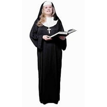 Forum Novelties Women's Adult Nun Costume, Black/White, Plus