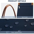 thumbnail image 6 of CNV Tote Bag for Women Nylon Top-Handle Purse,Shoulder Hobo handBag with Zipper Leisure Foldable Weekend, 6 of 14