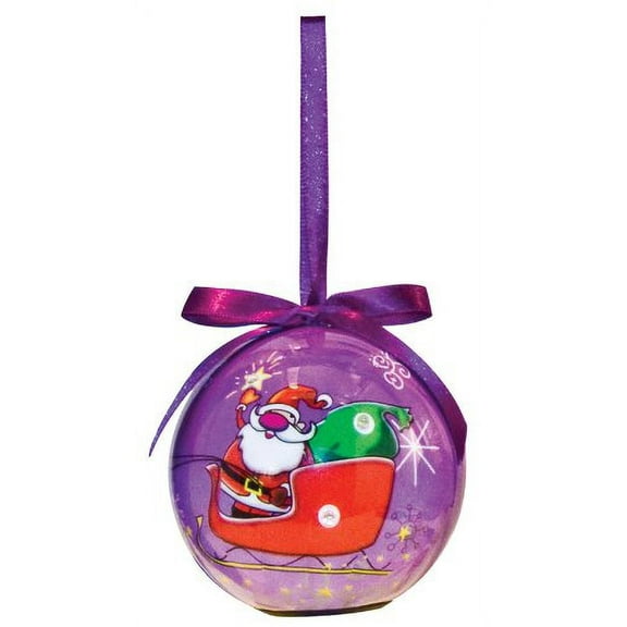 D&D Distributing Santa Sleigh Ride Blinking Ornament