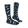 thumbnail image 3 of Balery Funny Spaceships Fun Novelty Socks Men'S Women'S Crew Socks Funny Crazy Novelty Socks Quirky And Cool Socks, 3 of 9