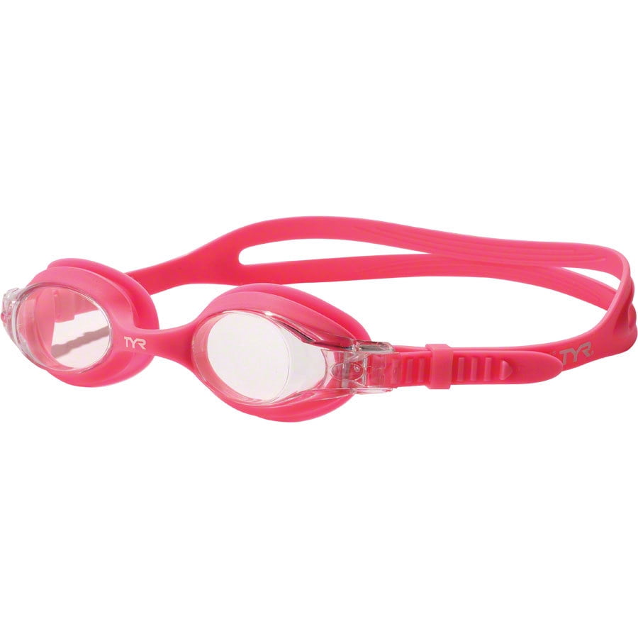 TYR Youth Swimple Goggle Clear Pink by TYR
