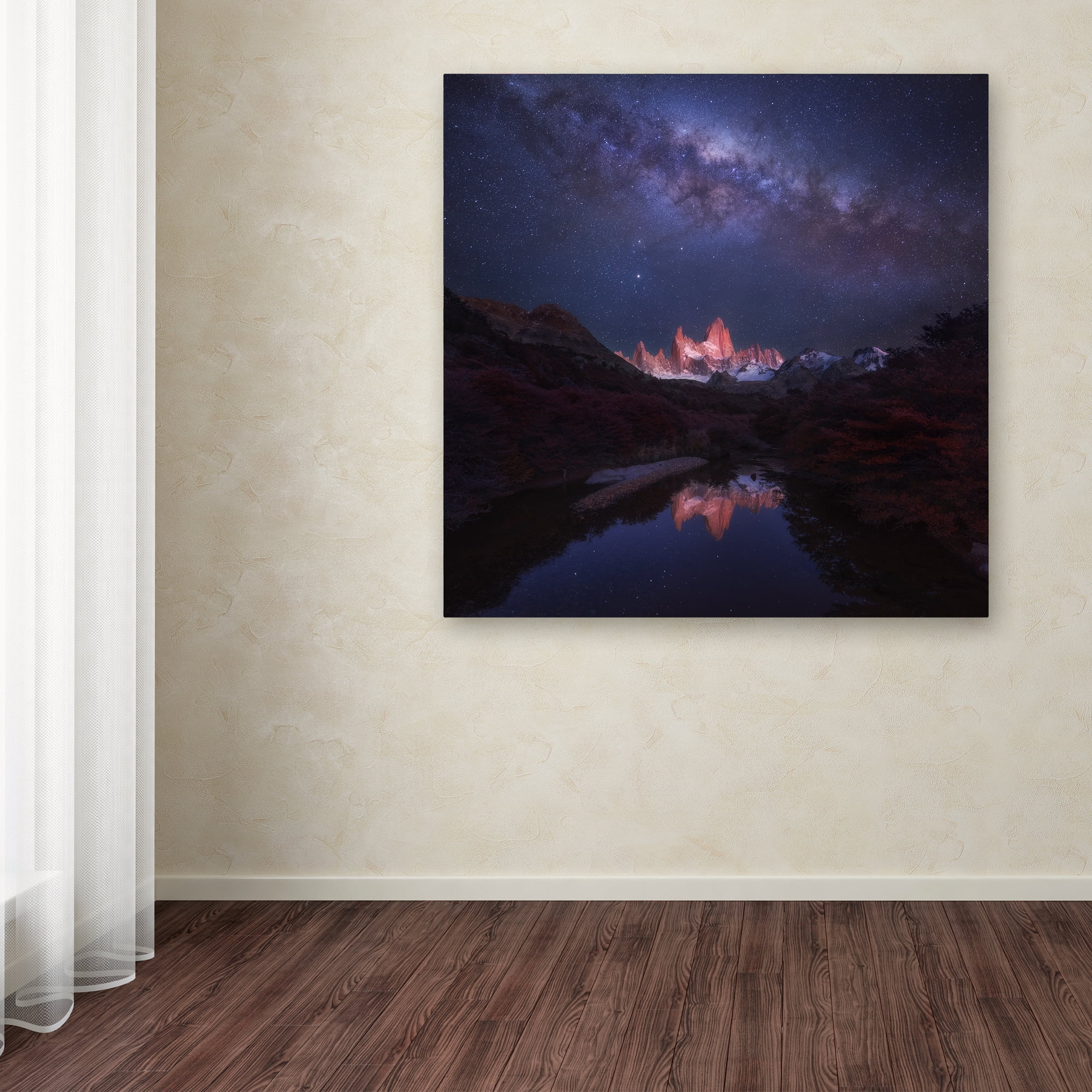 Yan Zhang 'Patagonia Autumn Night' Canvas Art