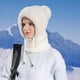 thumbnail image 5 of Máscaras para Mujeres Sombrero de Punto 3 en 1, Perfecto para las Mujeres para Usar con Bufandas Y Máscaras, Bufanda de Esquí de Punto Caliente Y Máscara para Otoño E Invierno., 5 of 5