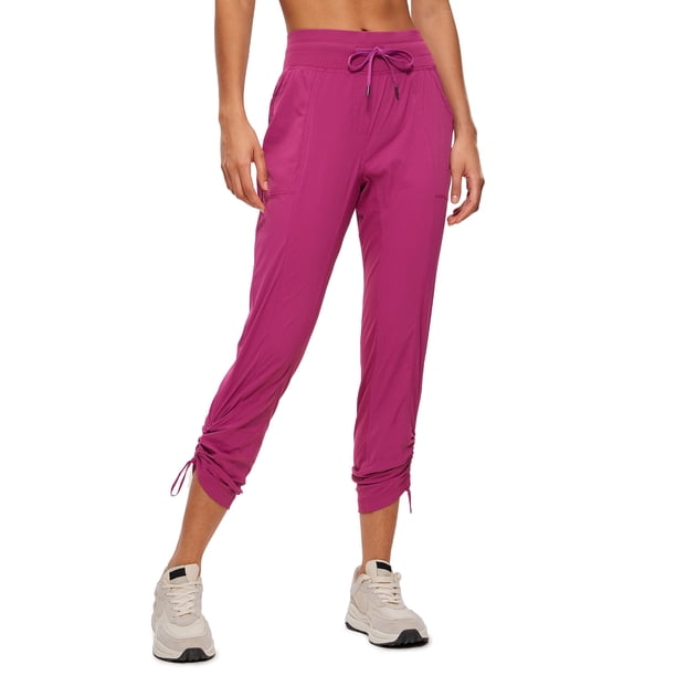 Pantalones CRZ YOGA Joggers Livianos para Entrenamiento 27" Morado