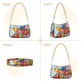 thumbnail image 7 of FORMRS Womens Shoulder Bag with Chain Strap Clutch Purse Cute Tote Handbag, Blue Floral Tomatoes, 7 of 7