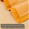 thumbnail image 3 of Poyet Motte Aubisque Heavyweight 100% Wool All Natural Blanket, Twin Size, Maise/Natural, 3 of 9