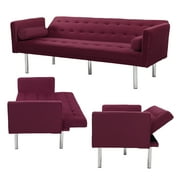 Velvet Futon Sofa Beds, 68.5