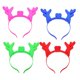 thumbnail image 1 of Diadema de astas de reno rojo, diadema de reno de Navidad brillante con LED, aro de pelo con diseño de asta para suministros de fiesta de Navidad Adepaton FLD-3680, 1 of 8